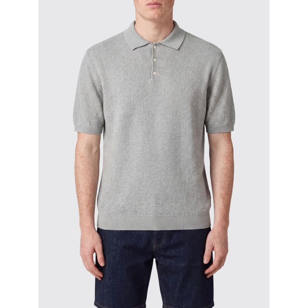 Zanone Polo Shirt Men Grey